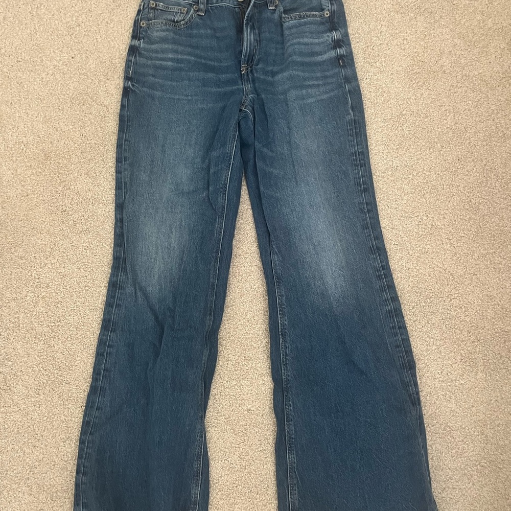 American Eagle Outfitters Dark Blue Flare Jeans